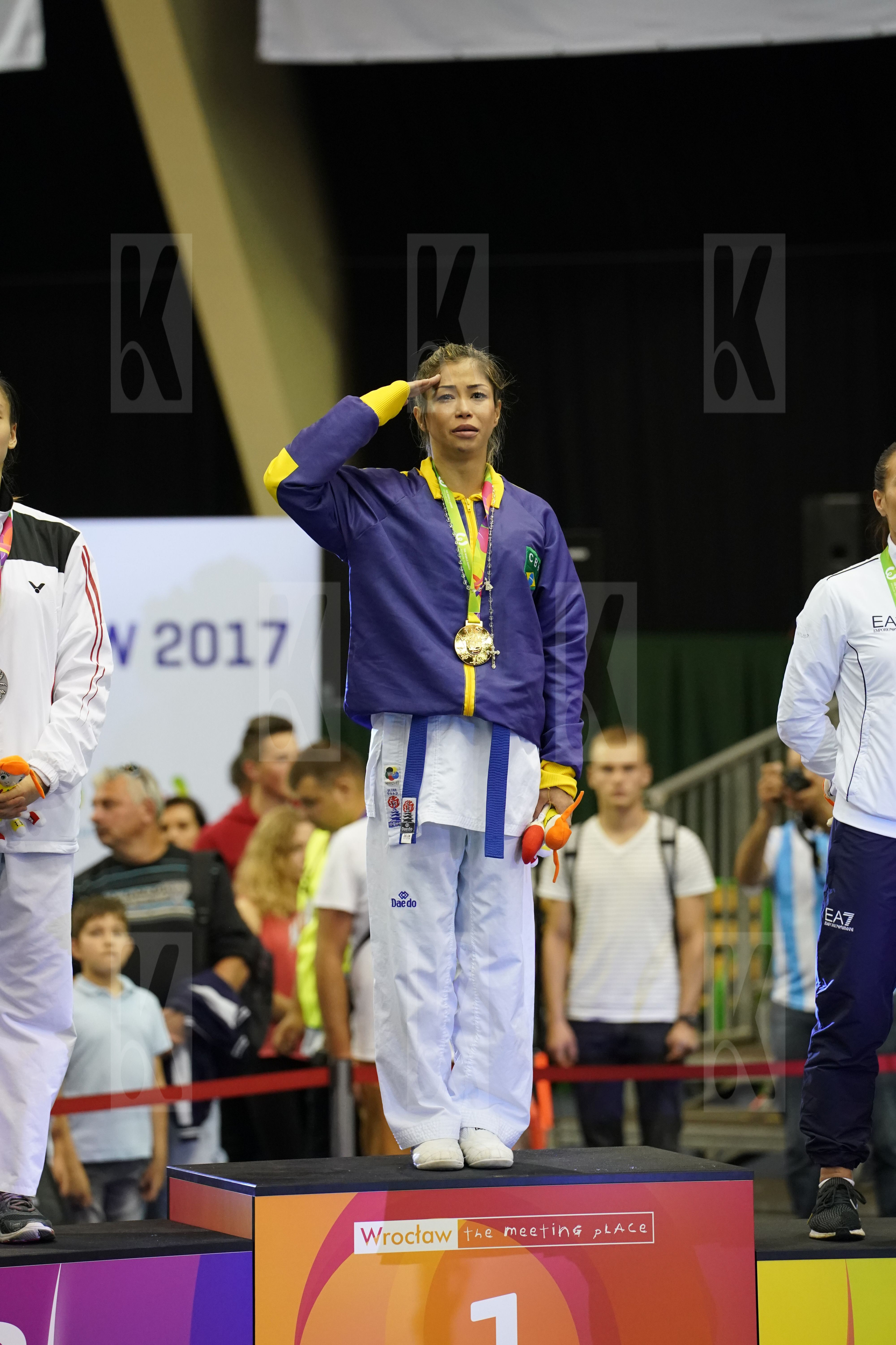 Brazil Kumizaki Valeria podium